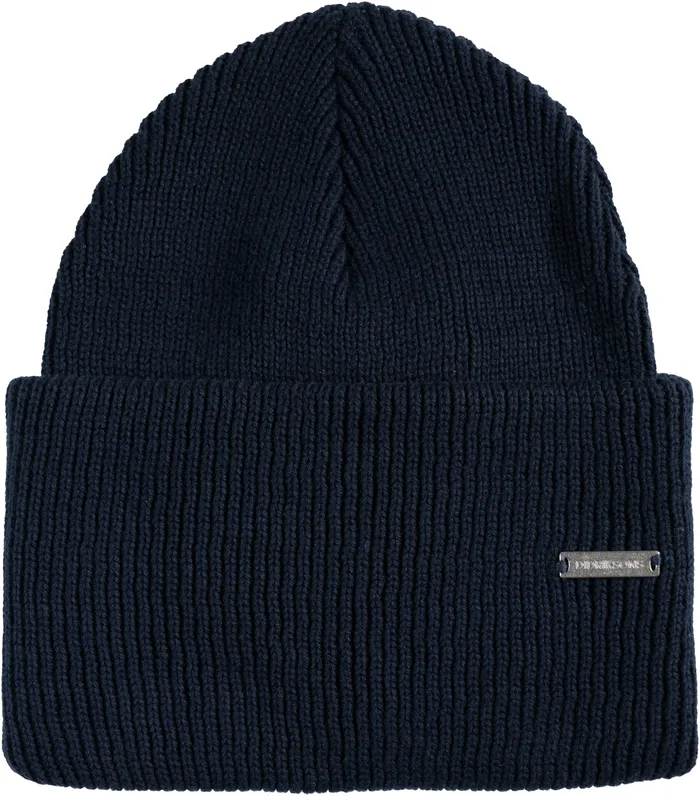WomenMenYouth River Beanie Dark Night Blue Didriksons Hats and Caps