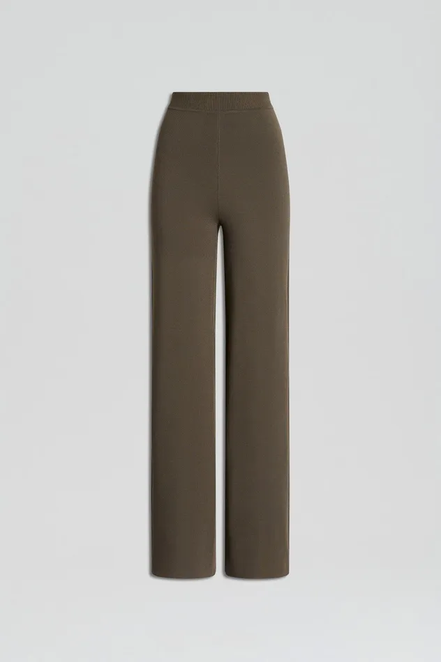 Women MICRO CREPE KNIT TROUSER SAFARI Trousers Scanlan Theodore