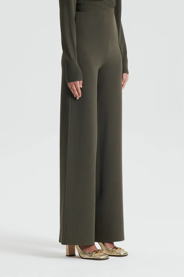 Women MICRO CREPE KNIT TROUSER SAFARI Trousers Scanlan Theodore