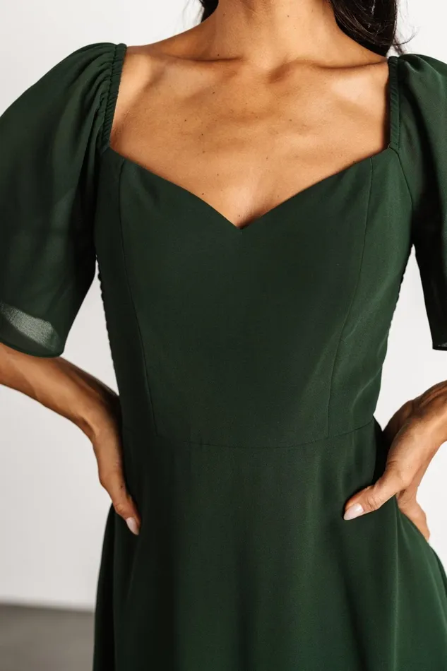 Women Midi Dresses Baltic Born Colette Sweetheart Midi Dress Evergreen Women Midi Dresses Baltic Born Colette Sweetheart Midi Dress Evergreen