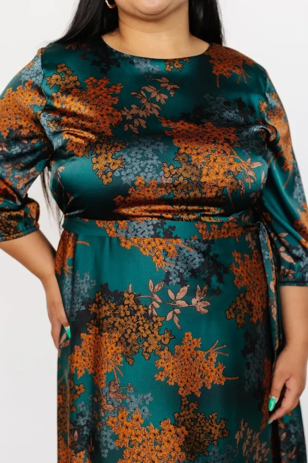 Women Mother Of The Bride Baltic Born Paula Satin Maxi Dress Jade Multi Women Mother Of The Bride Baltic Born Paula Satin Maxi Dress Jade Multi