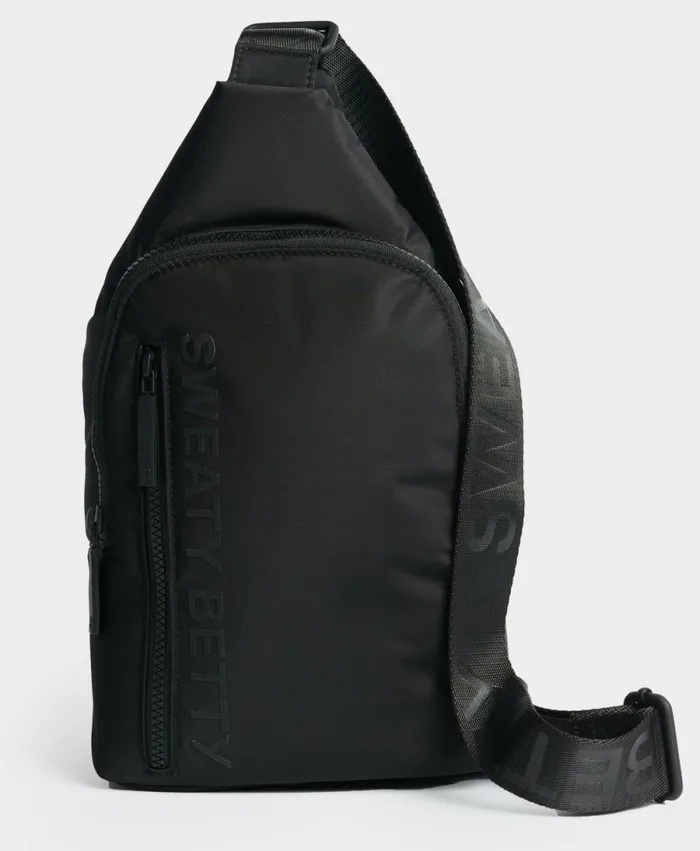 Women Motion Sling Bag Black Sweaty Betty Bags