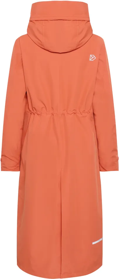 Women Nadja Parka Long Brique Red Didriksons Spring Jackets