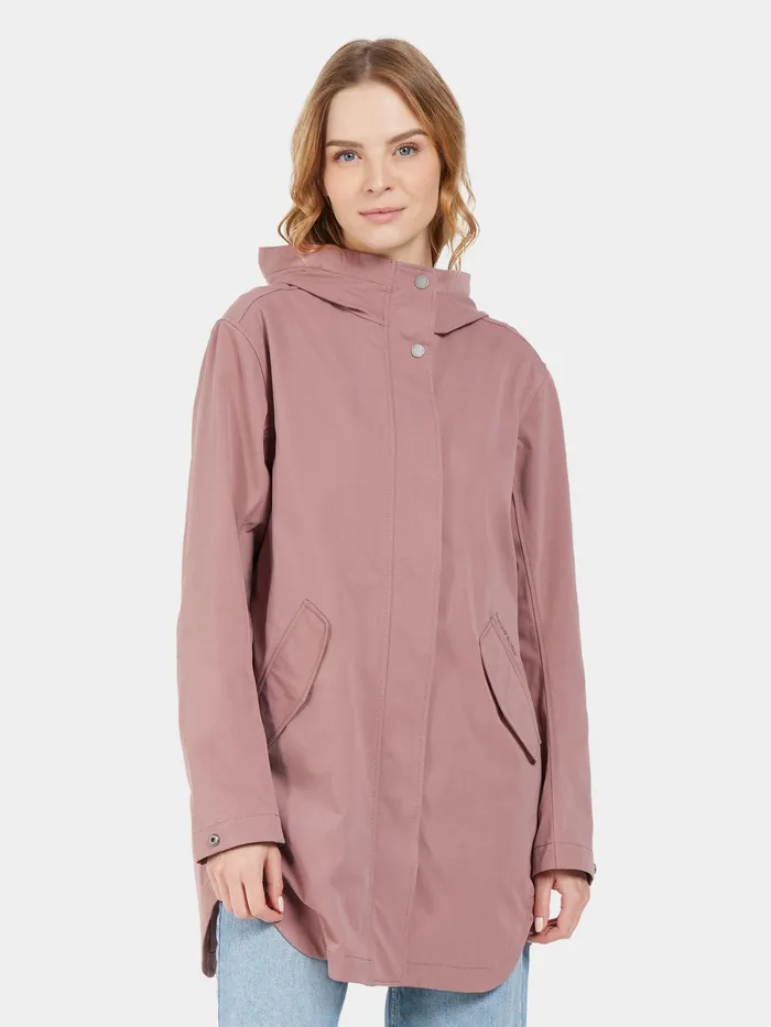 Women Naomi Parka Faded Wine Didriksons Spring Jackets