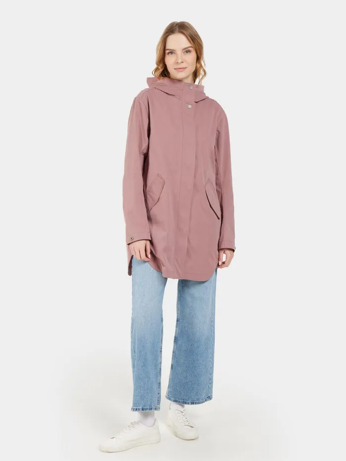 Women Naomi Parka Faded Wine Didriksons Spring Jackets