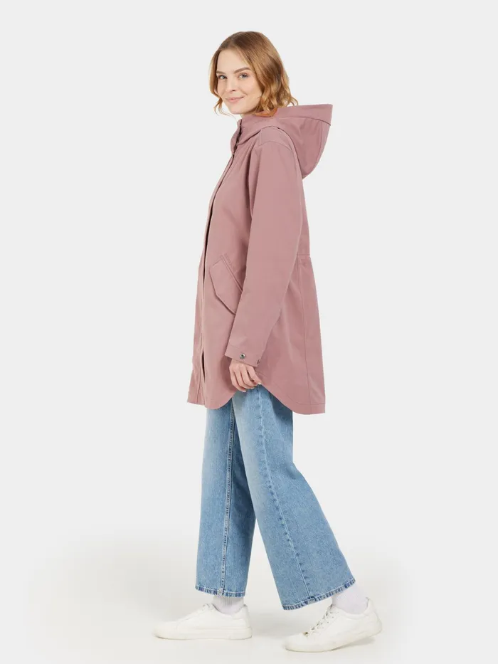 Women Naomi Parka Faded Wine Didriksons Spring Jackets