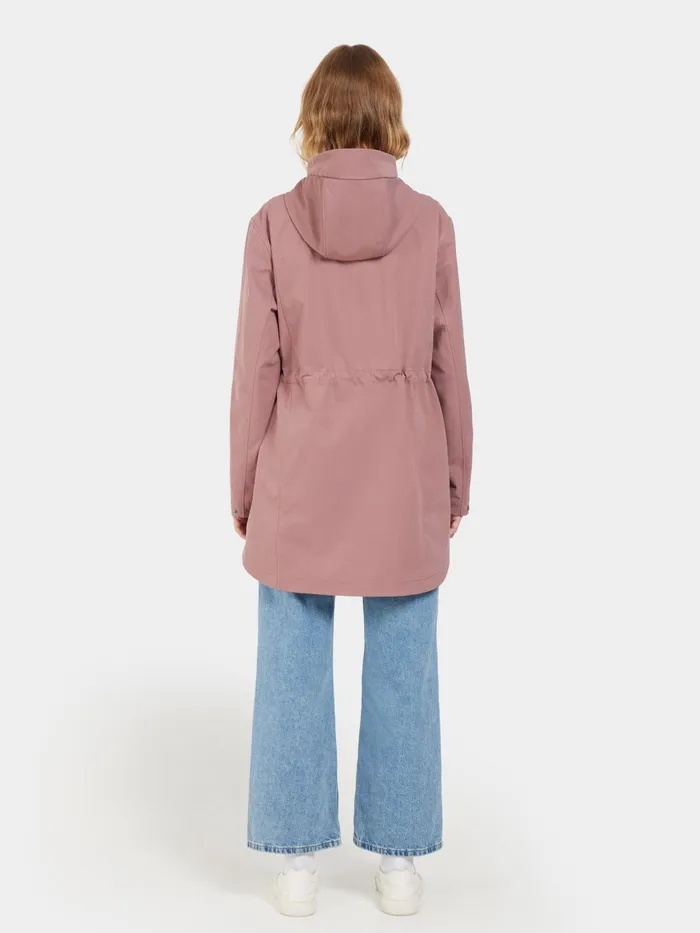 Women Naomi Parka Faded Wine Didriksons Spring Jackets