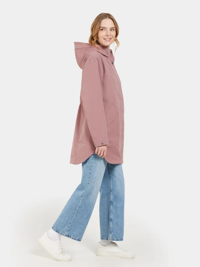 Women Naomi Parka Faded Wine Didriksons Spring Jackets