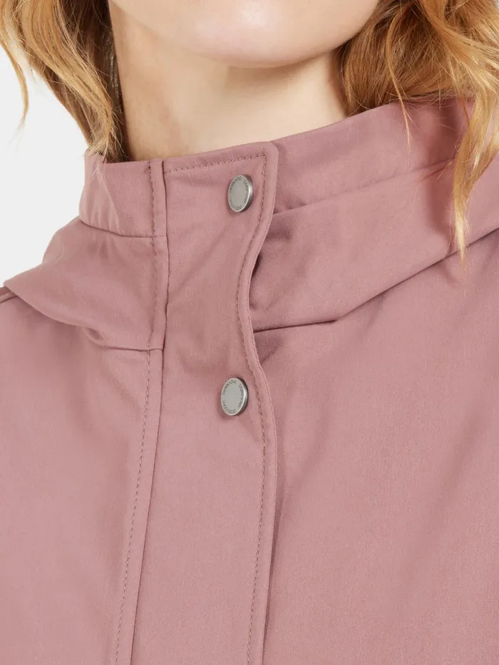Women Naomi Parka Faded Wine Didriksons Spring Jackets