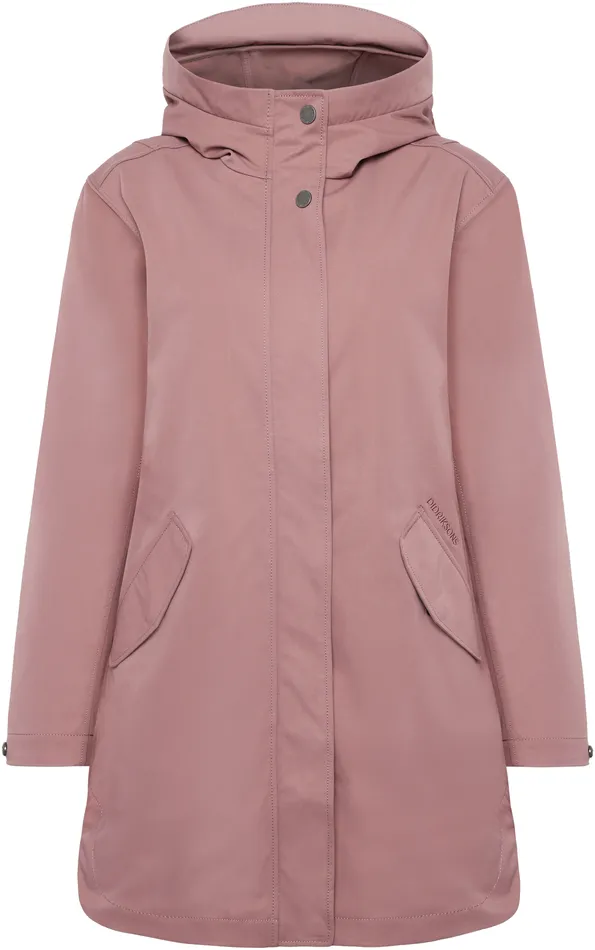 Women Naomi Parka Faded Wine Didriksons Spring Jackets