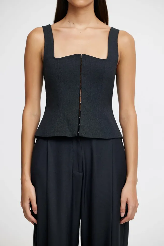 Women NEWBEWICK TOP Charcoal Acler Tops