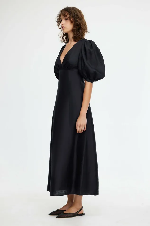 Women NEWNHAM MIDI DRESS Black Acler Sale