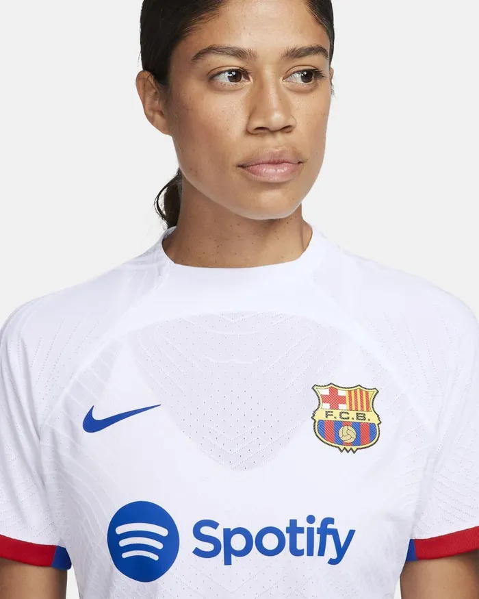 Women Nike All Clothing FC Barcelona 202324 Match Away Whiteroyal Blueuniversity Redroyal Blue