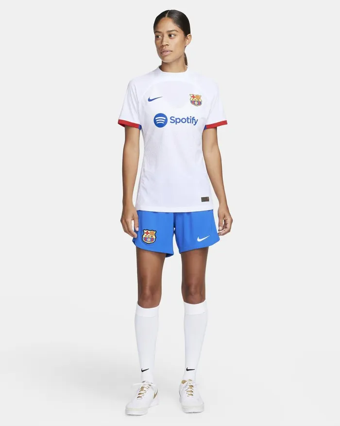Women Nike All Clothing FC Barcelona 202324 Match Away Whiteroyal Blueuniversity Redroyal Blue