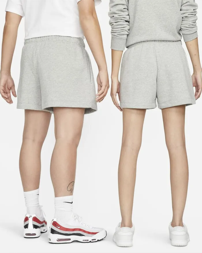 Women Nike All Clothing Sportswear Club Fleece Dark Grey Heatherwhite