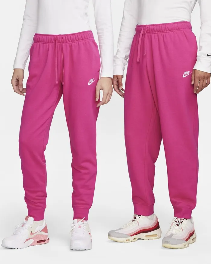 Women Nike All Clothing Sportswear Club Fleece Fireberrywhite