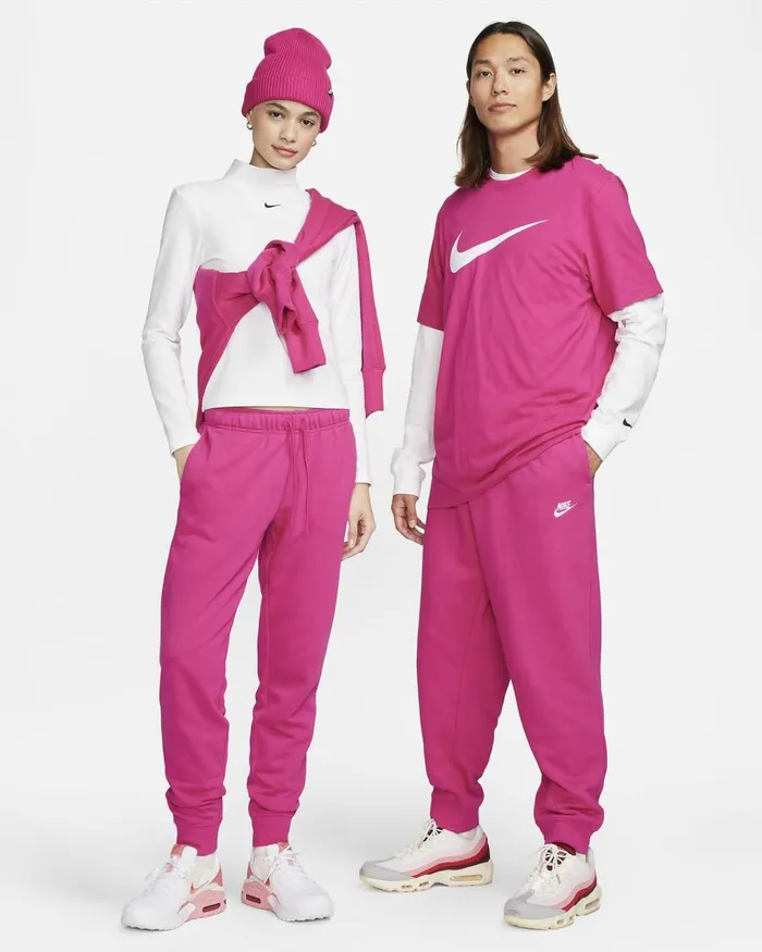 Women Nike All Clothing Sportswear Club Fleece Fireberrywhite