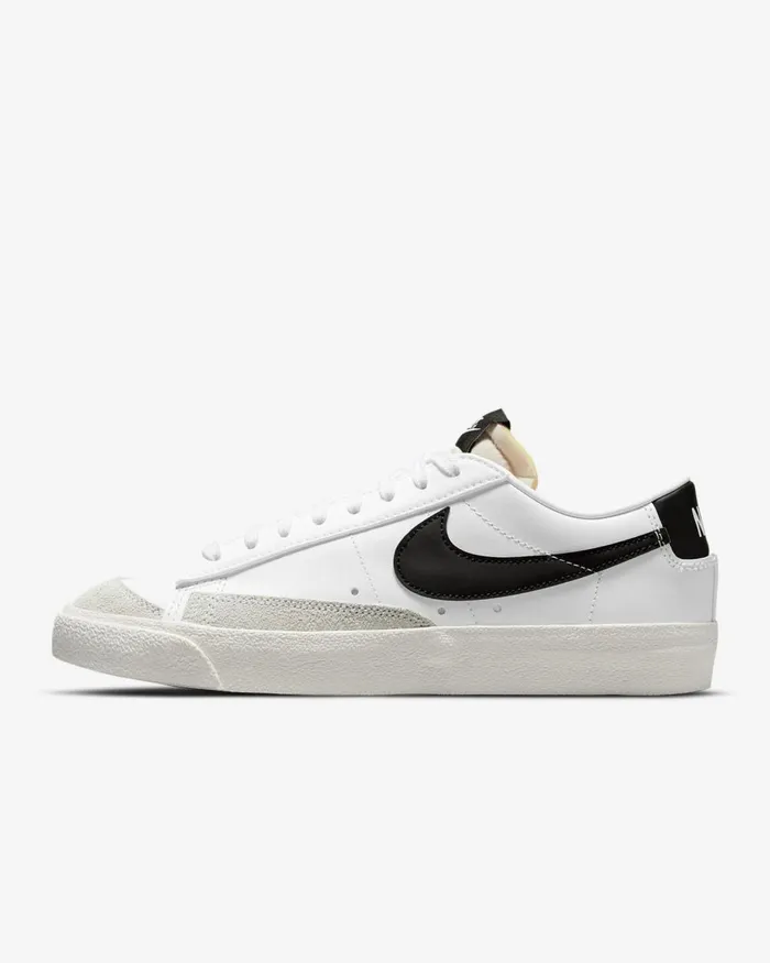 Women Nike All Shoes Blazer Low 03977 Whitesailwhiteblack