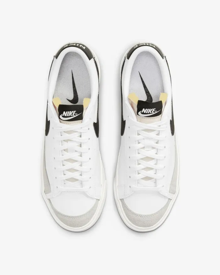Women Nike All Shoes Blazer Low 03977 Whitesailwhiteblack