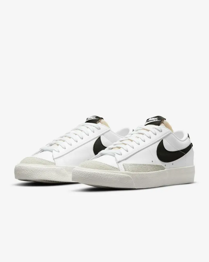 Women Nike All Shoes Blazer Low 03977 Whitesailwhiteblack