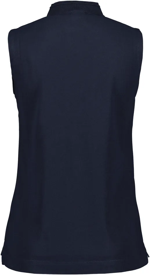 Women Nikki Sleeveless Polo Dark Night Blue Didriksons TShirts