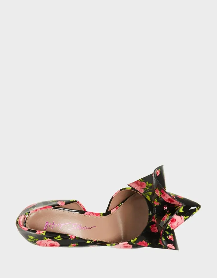 Women NOBBLEP BLACK MULTI Black Multi Betsey Johnson
