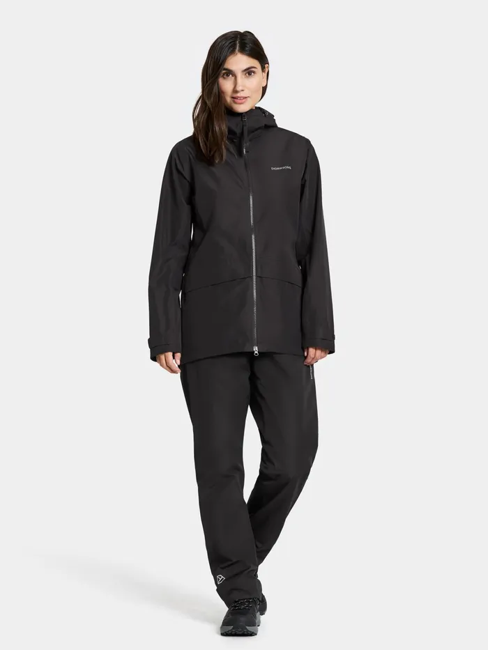 Women Nordic Jacket Black Didriksons Spring Jackets