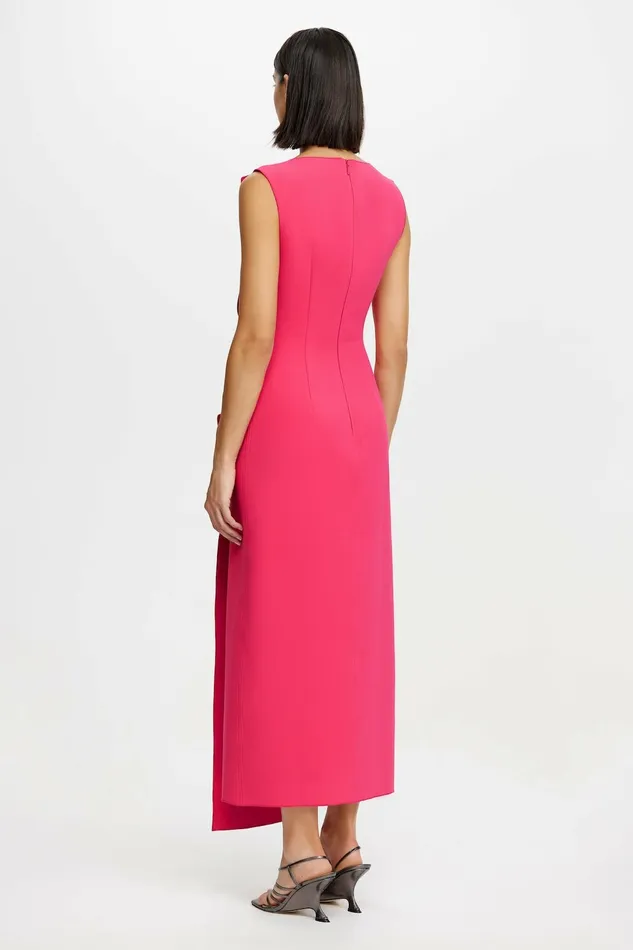 Women NORMANHILL MIDI DRESS Berry Pink Acler Midi Dresses