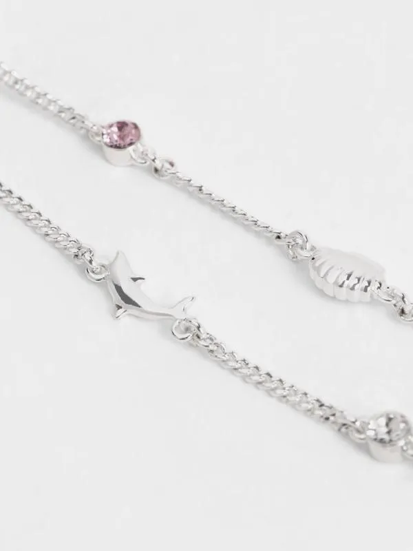 Women Oceana Crystal Necklace 8211 Silver CHARLES and KEITH Necklaces Women Oceana Crystal Necklace 8211 Silver CHARLES and KEITH Necklaces