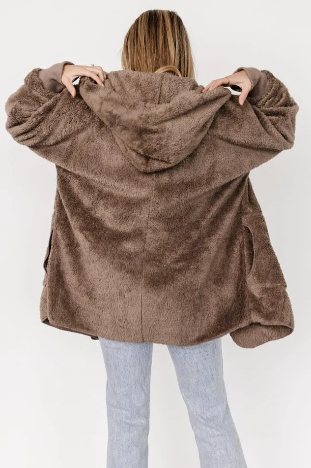 Women Outerwear Baltic Born Melrose Teddy Jacket Brown Women Outerwear Baltic Born Melrose Teddy Jacket Brown