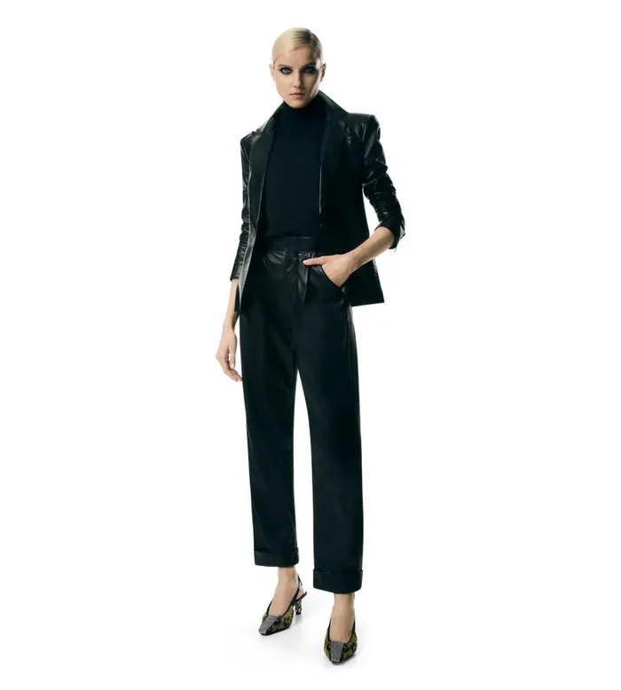 Women Outerwear Tom Ford New Plonge Single Breasted Jacket Black Women Outerwear Tom Ford New Plonge Single Breasted Jacket Black