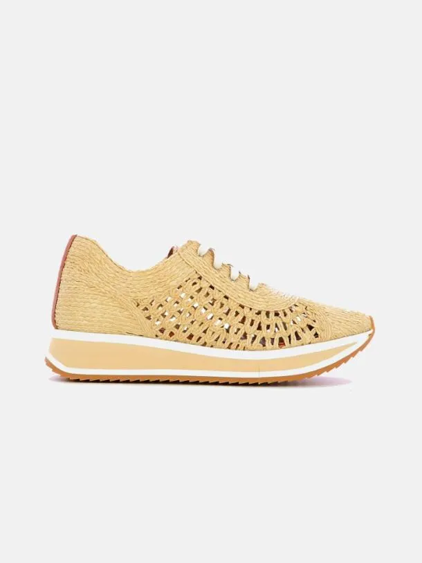 Women OZAN Braided Beige Clergerie Sneakers