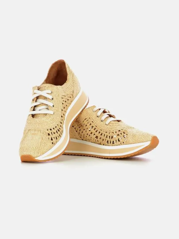Women OZAN Braided Beige Clergerie Sneakers
