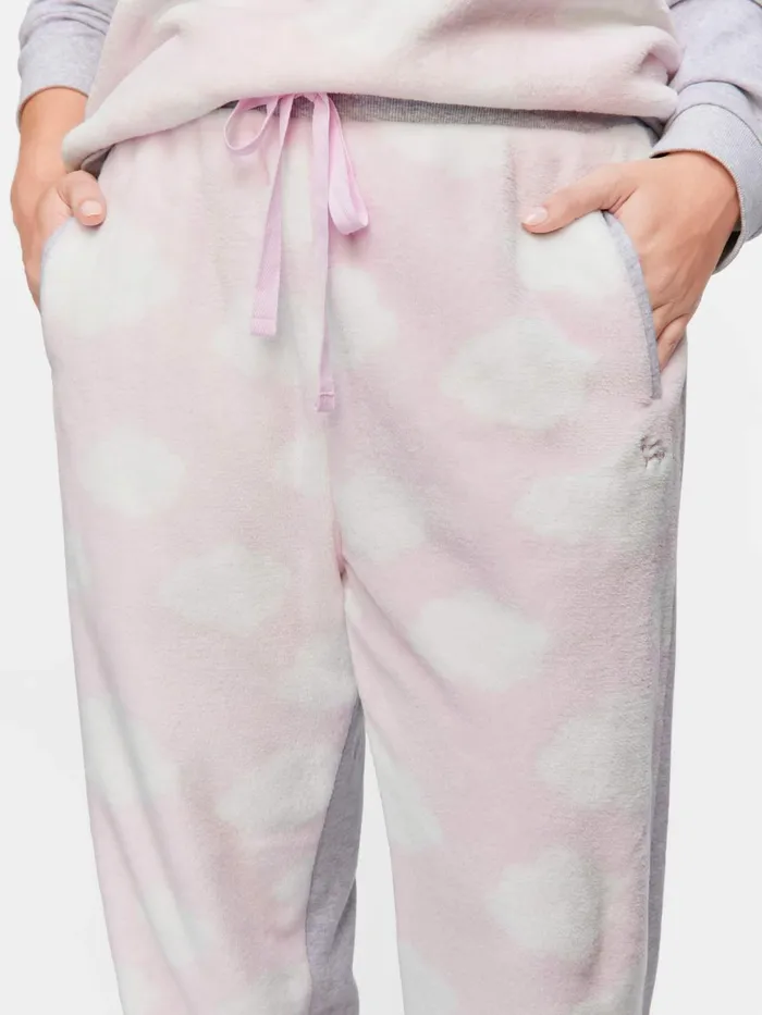 Women PA Plus Cloud Cuddle Fleece Track Pj Pant Multi Peter Alexander Pants