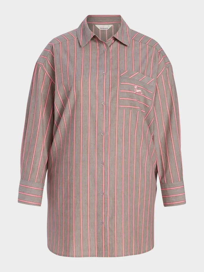 Women PA Plus Oversized Stripe Nightshirt Multi Peter Alexander Nighties