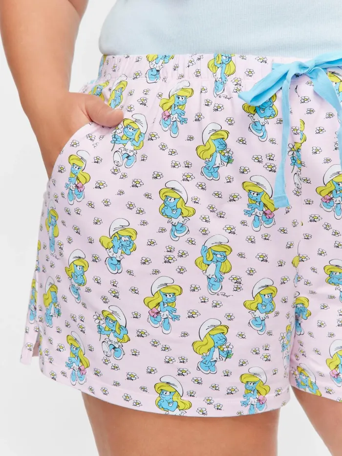 Women PA Plus The Smurfs Smurfette Mini Short Multi Peter Alexander Shorts
