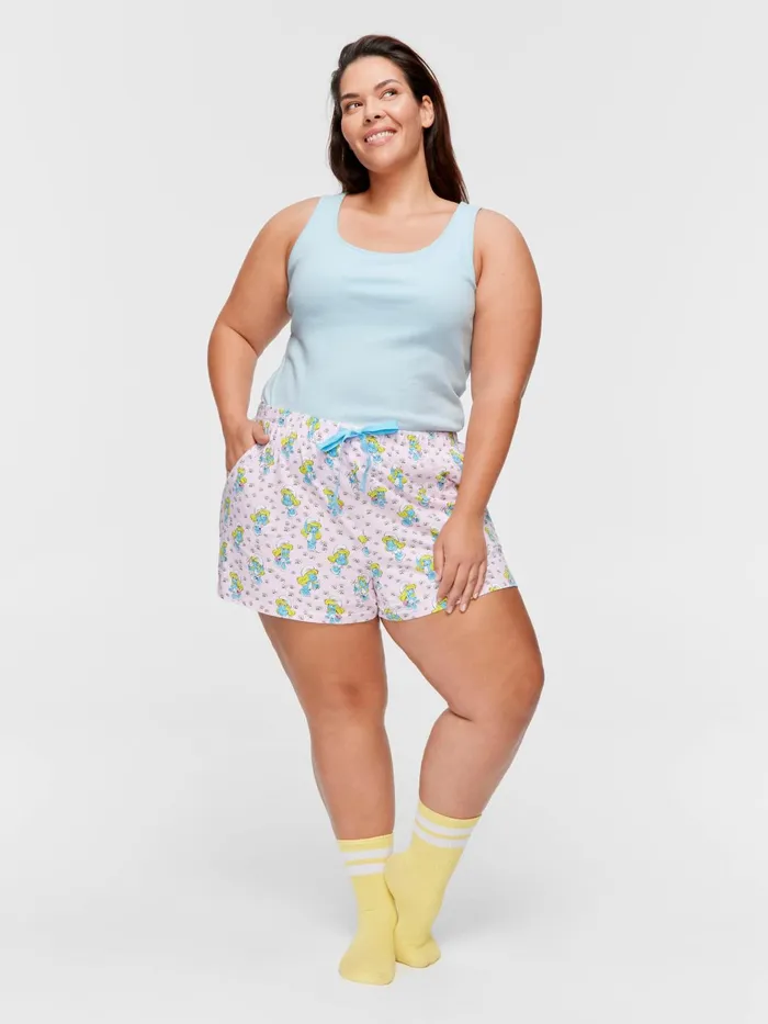 Women PA Plus The Smurfs Smurfette Mini Short Multi Peter Alexander Shorts