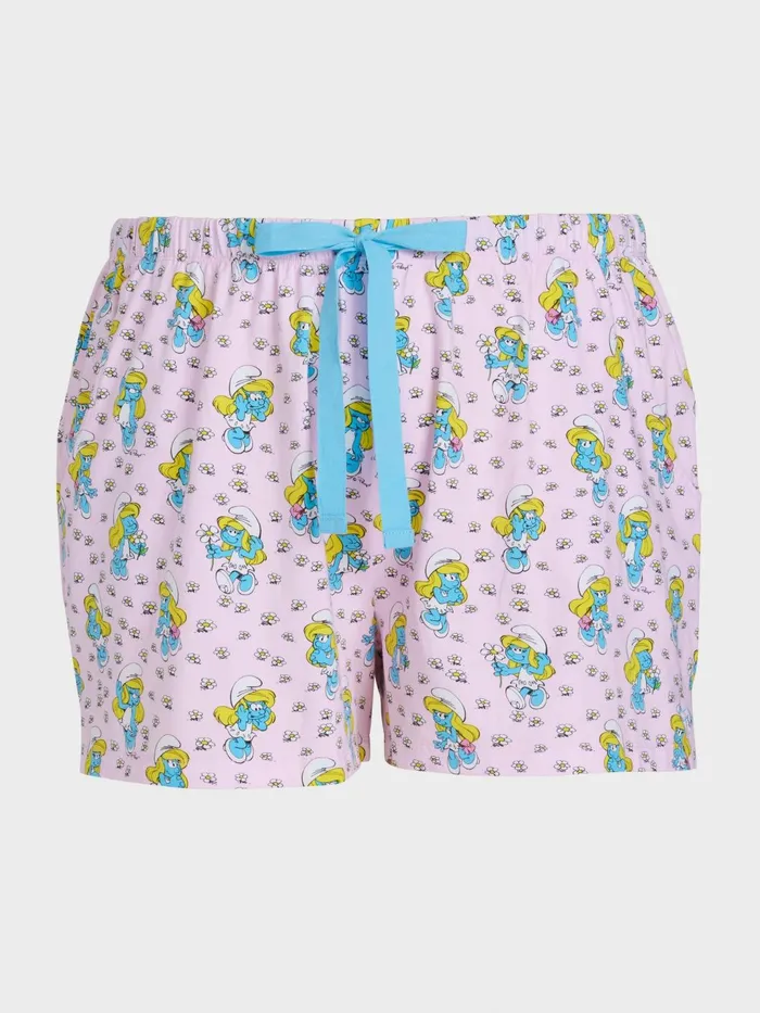 Women PA Plus The Smurfs Smurfette Mini Short Multi Peter Alexander Shorts