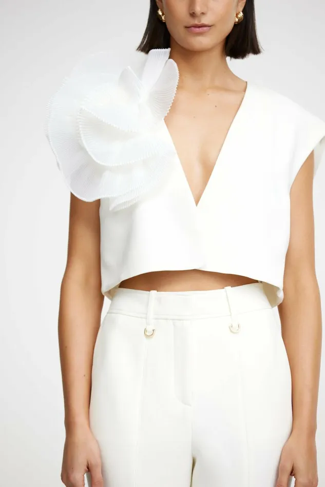 Women PADWORTH TOP Ivory Acler Tops