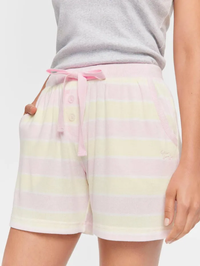 Women Pastel Fuzzy Long Short Multi Peter Alexander Shorts