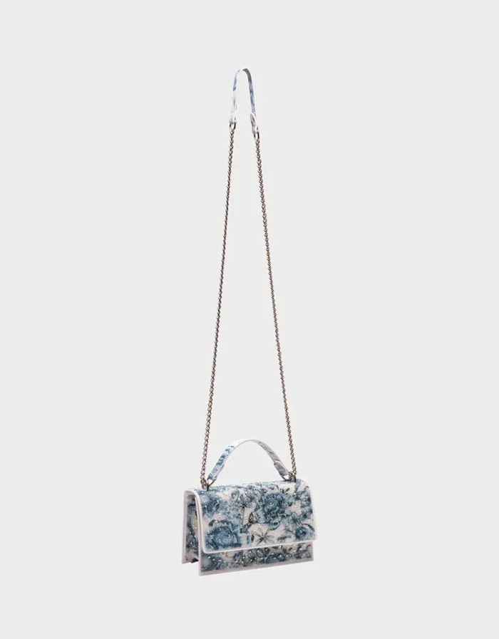 Women PEARL TOILE CONVERTIBLE BAG BLUEMULTI Betsey Johnson Women PEARL TOILE CONVERTIBLE BAG BLUEMULTI Betsey Johnson