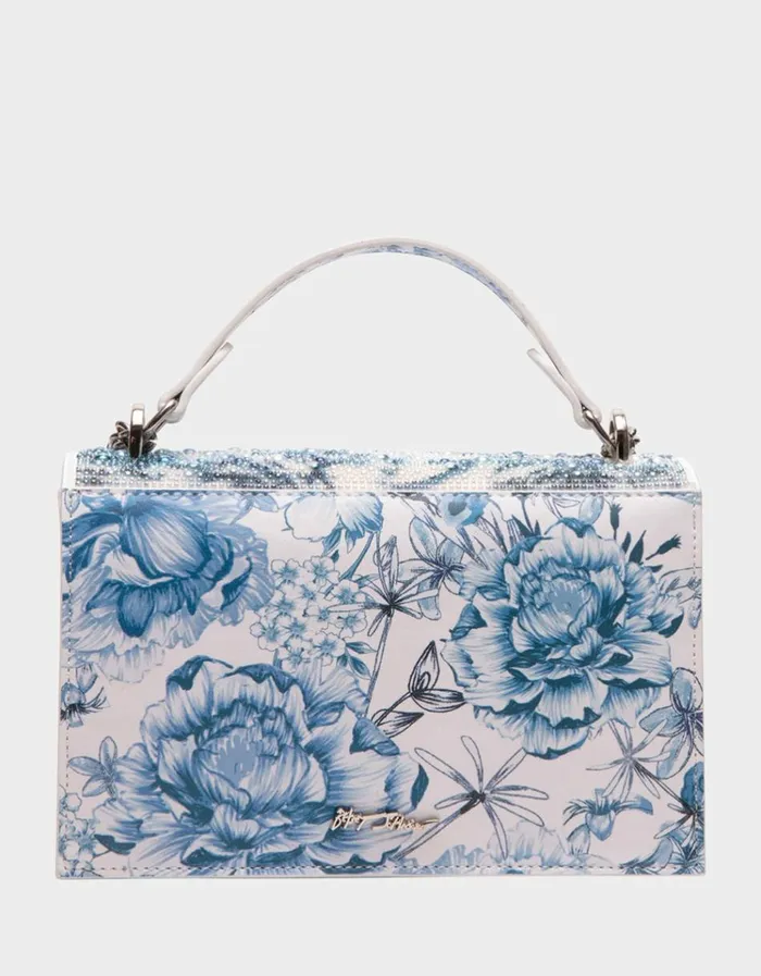 Women PEARL TOILE CONVERTIBLE BAG BLUEMULTI Betsey Johnson Women PEARL TOILE CONVERTIBLE BAG BLUEMULTI Betsey Johnson