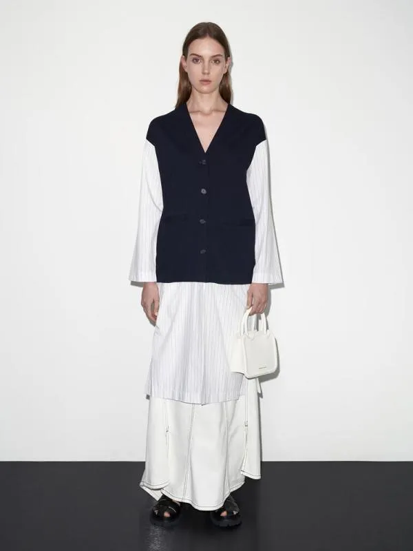 Women Perline Sculptural Top Handle Bag 8211 White CHARLES and KEITH Top Handle Bags