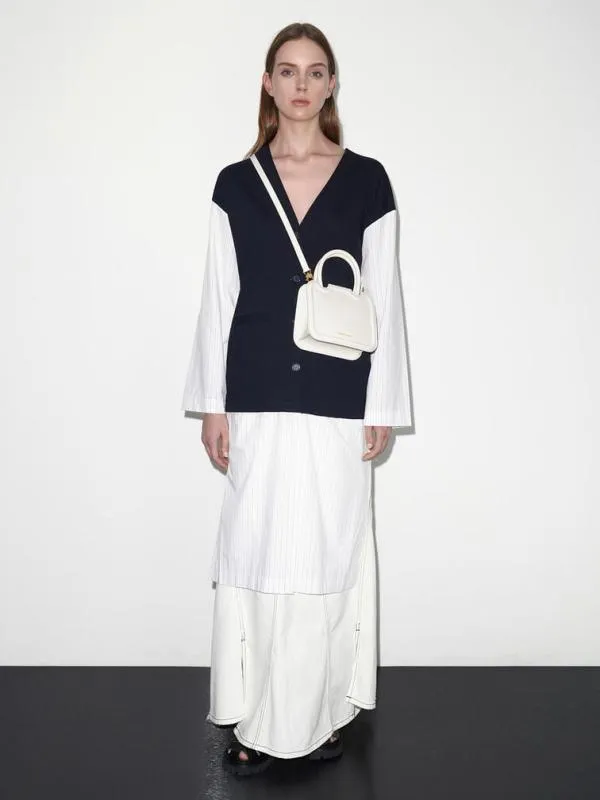 Women Perline Sculptural Top Handle Bag 8211 White CHARLES and KEITH Top Handle Bags