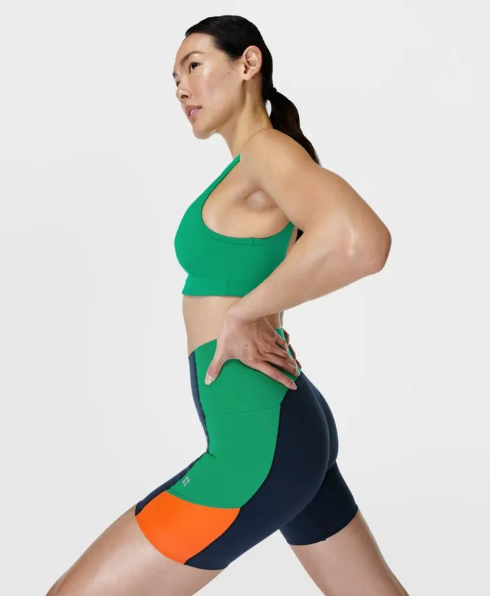 Women Power Ultrasculpt High Waist 6 Navy Blue Sweaty Betty Shorts Skirts