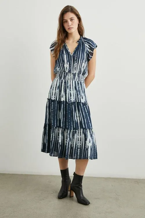 Women Rails Dresses and Rompers Amellia Dress Indigo Nile
