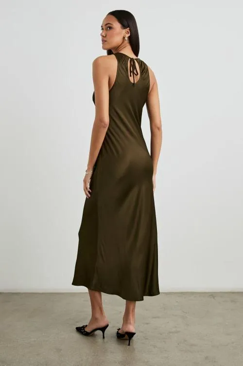 Women Rails Dresses and Rompers Solene Dress Dark Moss