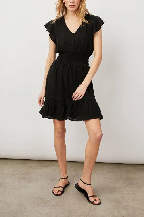 Women Rails Dresses and Rompers Tara Dress Black Lace Detail