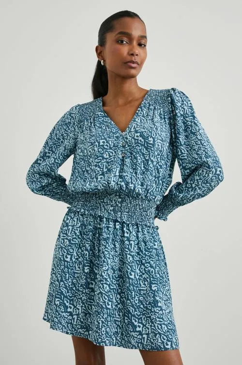 Women Rails Dresses and Rompers Zana Dress Blue Havana