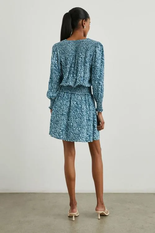 Women Rails Dresses and Rompers Zana Dress Blue Havana Women Rails Dresses and Rompers Zana Dress Blue Havana